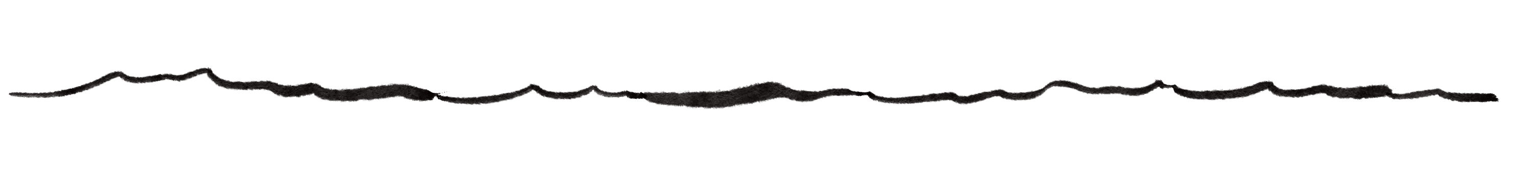 Black-colored wave-like brush strokes.